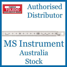 Load image into Gallery viewer, Toledo 150BM - Stainless Steel Single Sided Rule Metric - 150mm