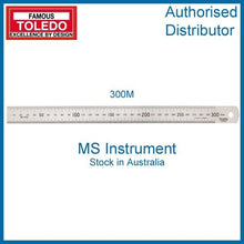 Load image into Gallery viewer, Toledo 300M - Stainless Steel Single Sided Rule Metric - 300mm