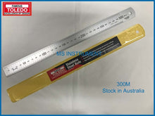 Load image into Gallery viewer, Toledo 300M - Stainless Steel Single Sided Rule Metric - 300mm