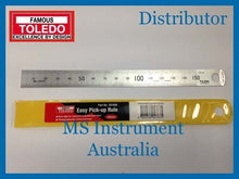 Load image into Gallery viewer, Toledo 301956 150mm - Easy Pick-UP Stainless Steel Single Side Rule Metric