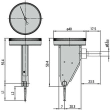 Load image into Gallery viewer, Mitutoyo 513-454-10E Metric Dial Test Indicator