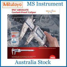 Load image into Gallery viewer, Mitutoyo 500-753 Coolant Proof Digital Caliper 200mm 8"