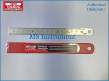 Load image into Gallery viewer, Toledo 150B/6 - Stainless Steel Double Sided Rule Metric / Imperial - 150mm / 6"