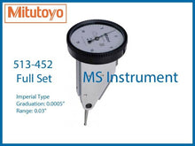Load image into Gallery viewer, Mitutoyo 513-452-10T Imperial Dial Test Indicator