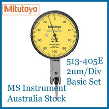 Load image into Gallery viewer, Mitutoyo  513-405E 2um Dial Test Indicator Basic Set