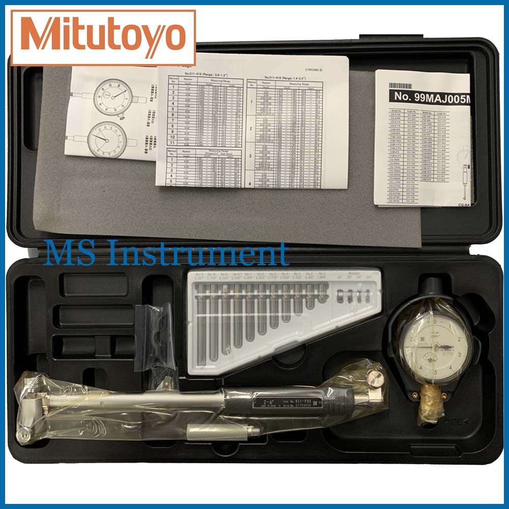 Mitutoyo 511-207-20 Dial Bore Gauge, 0.4 To .74", 0.0005 - View #10