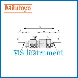 Mitutoyo 137-203 Metric 50-500mm 0.01mm Tubular Inside Micrometer