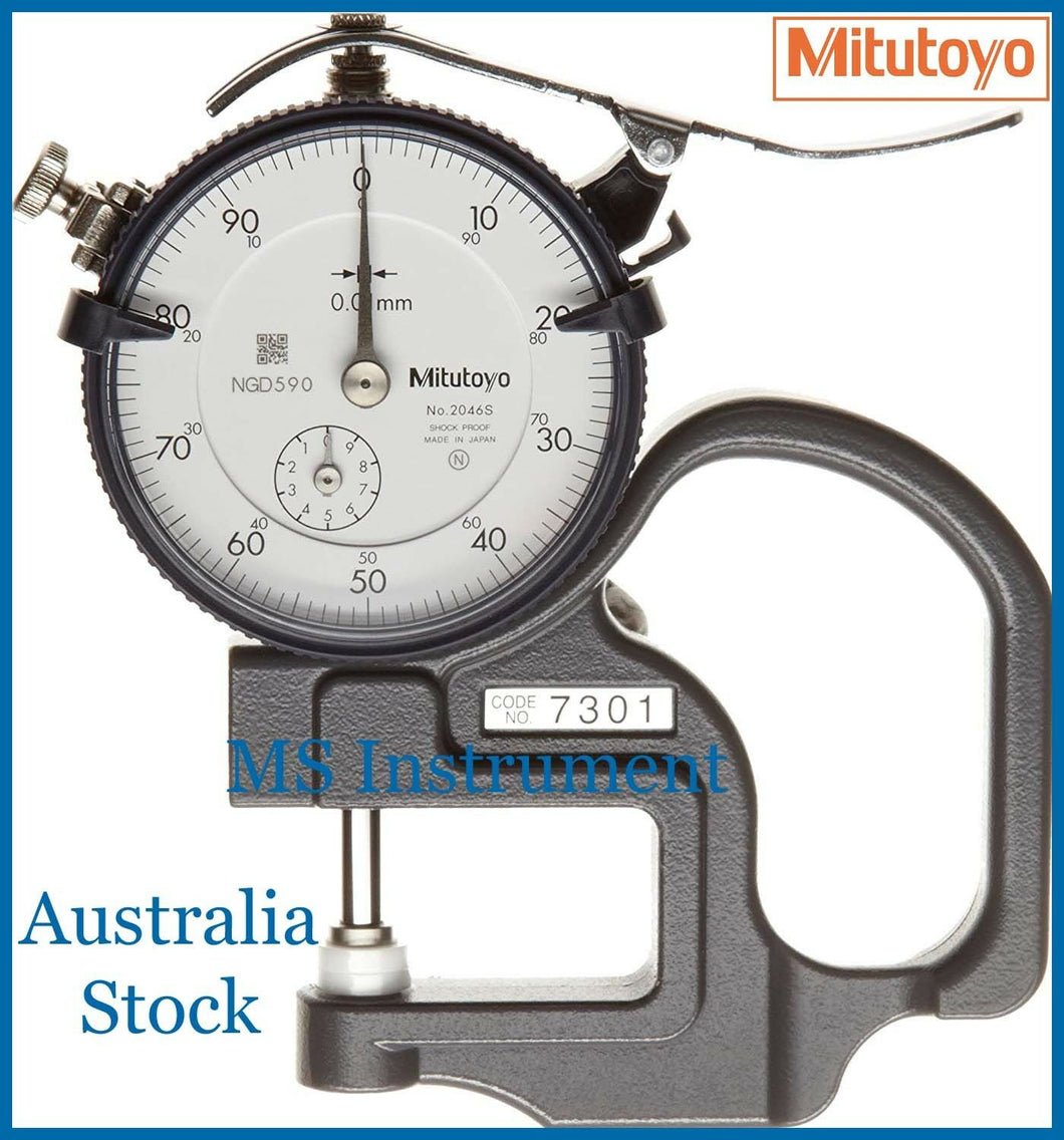 MITUTOYO Dial Indicator Thickness Gage 7360 Range 0-10mm, Grad 0,01mm | PT. Indonesia Surya