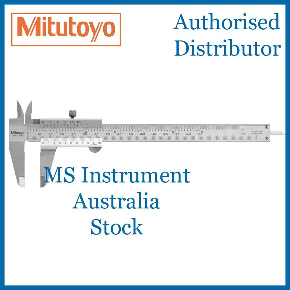 Mitutoyo 530-312 Standard Vernier Caliper 150mm 6