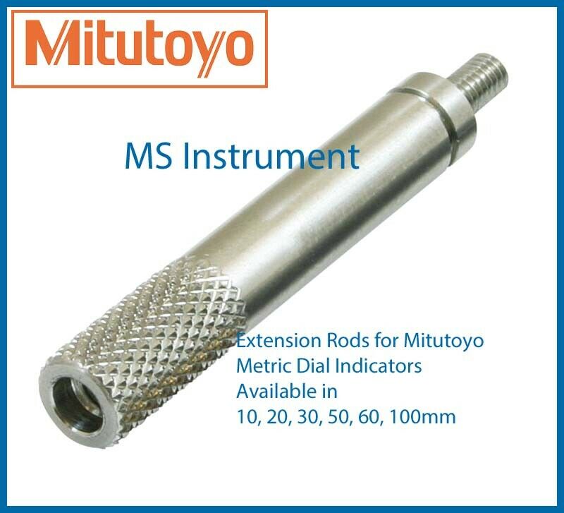 Extension Rods for Mitutoyo Metric Dial Indicators – MS Instrument
