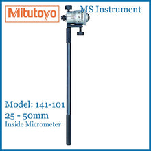 Load image into Gallery viewer, Mitutoyo 141-101 Metric 25-50mm 0.01mm Interchangeable Rod Inside Micrometer
