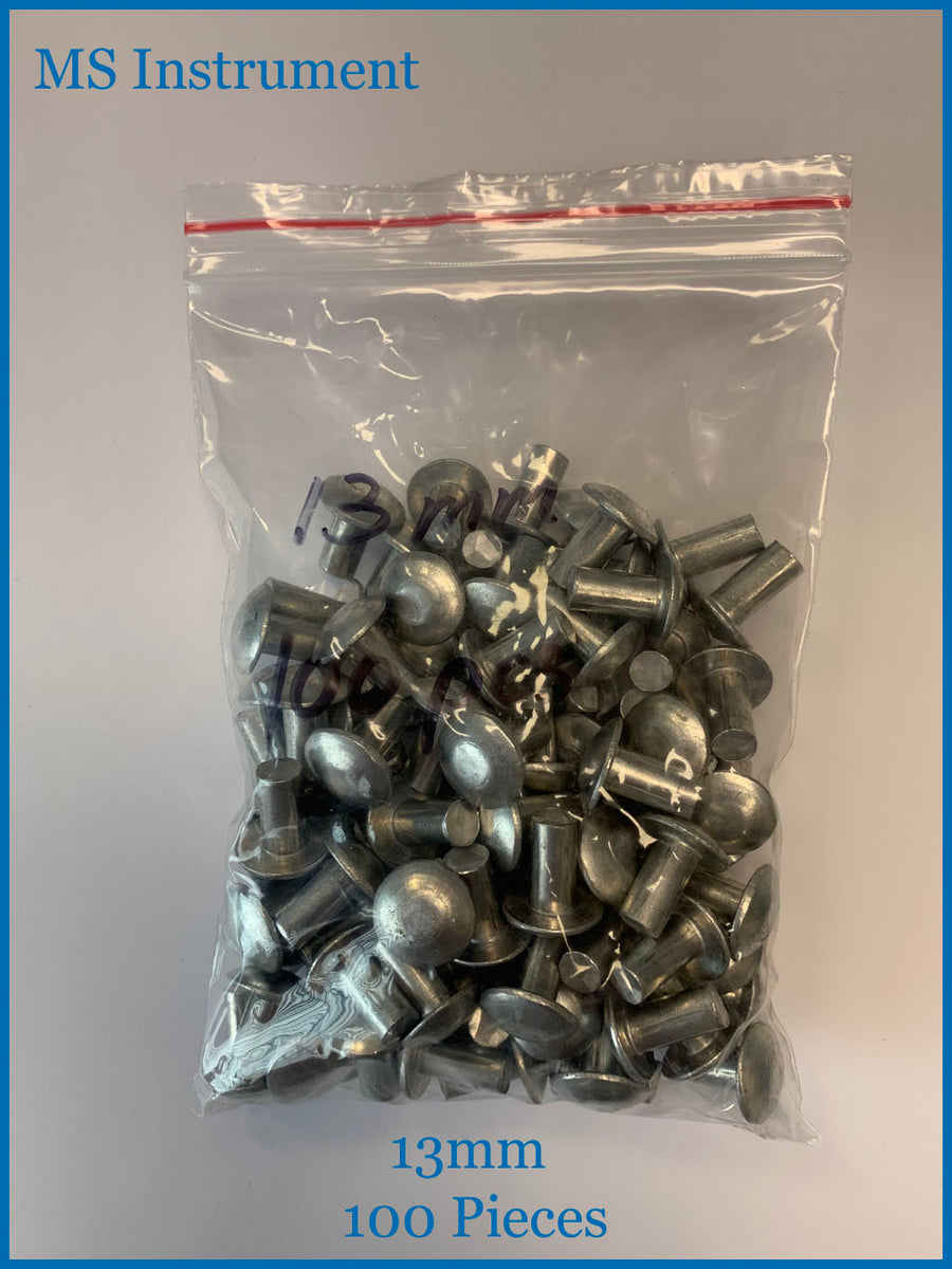 Surveying Solid Aluminium Mushroom Head Rivets 13mm or 19mm Length – MS ...