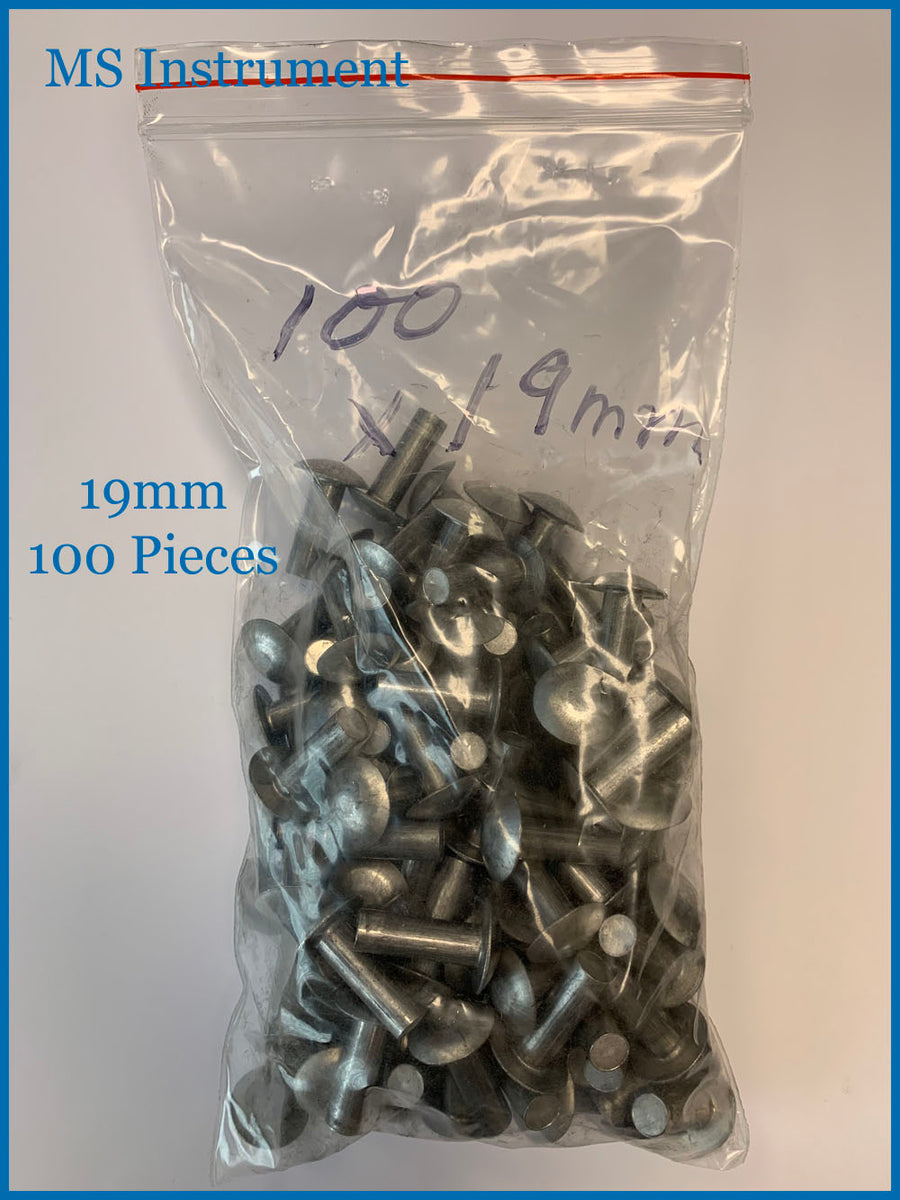 Surveying Solid Aluminium Mushroom Head Rivets 13mm or 19mm Length – MS ...